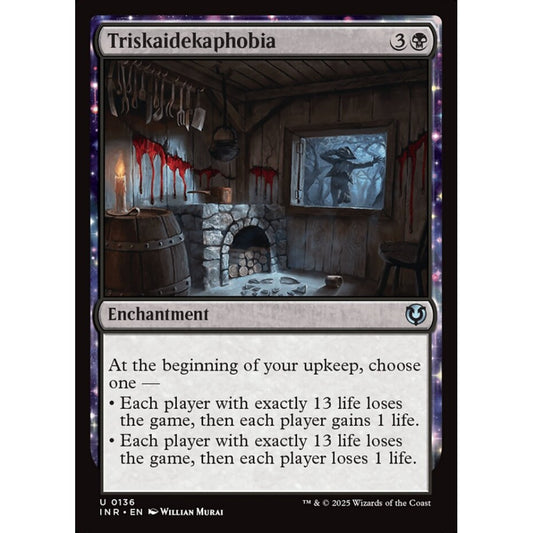 Triskaidekaphobia, 136, uncommon, Magic: The Gathering, Innistrad Remastered