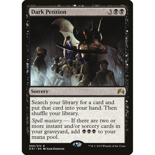 Dark Petition rare 90 Magic the Gathering Magic Origins