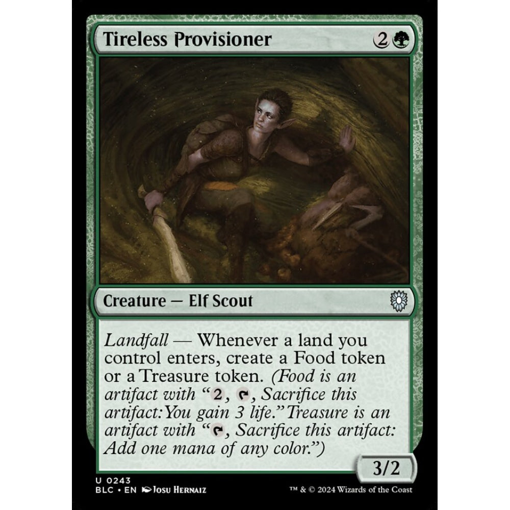 Tireless Provisioner, 243, uncommon, Magic: The Gathering, Bloomburrow