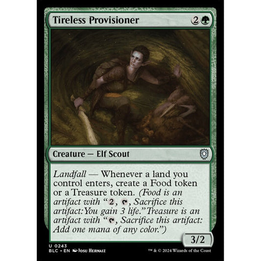 Tireless Provisioner, 243, uncommon, Magic: The Gathering, Bloomburrow