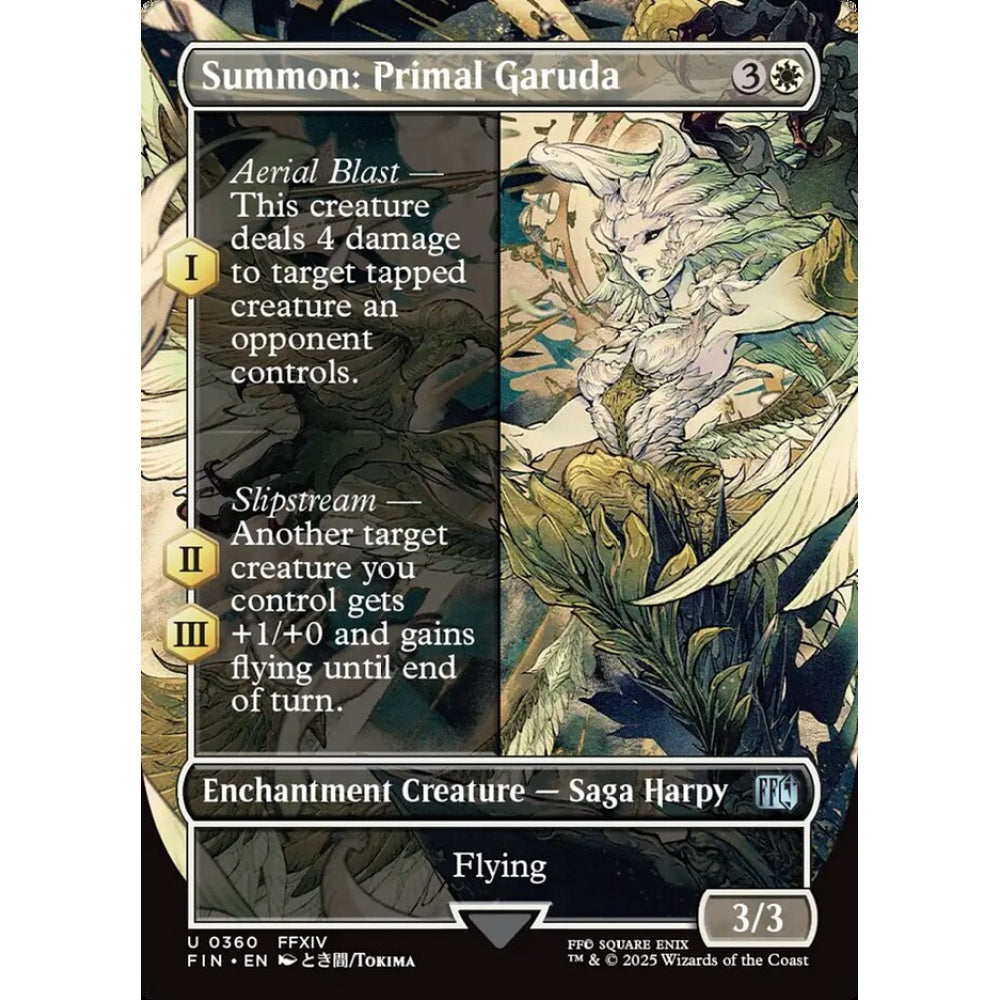 Summon: Primal Garuda uncommon 360 Magic the Gathering Final Fantasy