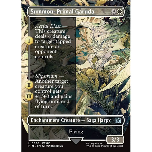 Summon: Primal Garuda uncommon 360 Magic the Gathering Final Fantasy