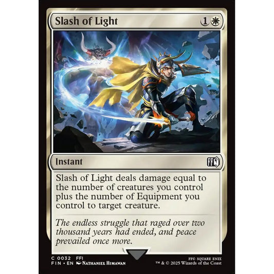 Slash of Light common 32 Magic the Gathering Final Fantasy