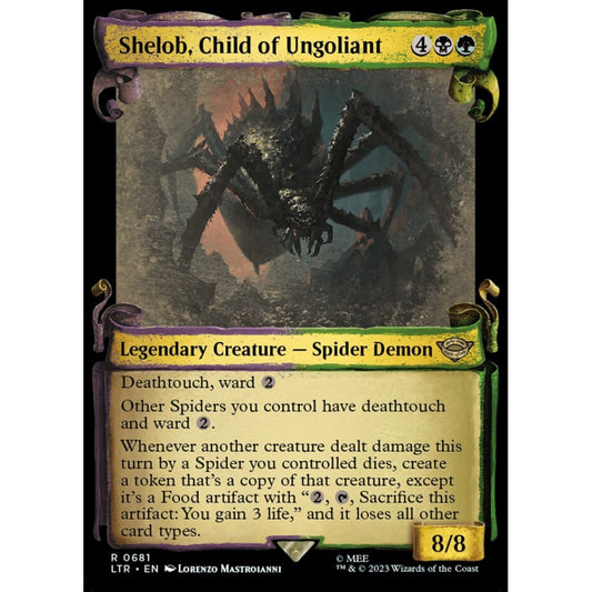 Shelob, Child of Ungoliant, rare, 681, Magic the Gathering, The Lord of the Rings: Tales of Middle-earth