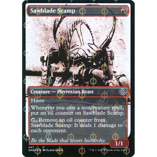 Sawblade Scamp, common, 447, Magic the Gathering, Phyrexia: All Will Be One