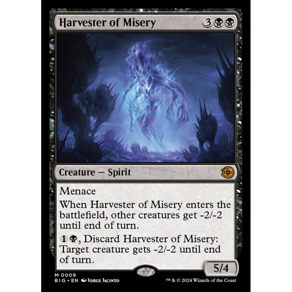 Harvester of Misery, 9, mythic, Magic: The Gathering, Outlaws of Thunder Junction