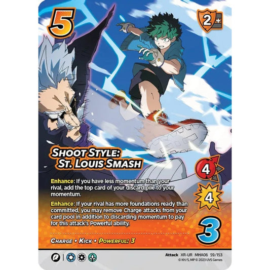 Shoot Style: St. Louis Smash, 59/153, XR-UR, UniVersus, MHA06 Jet Burn