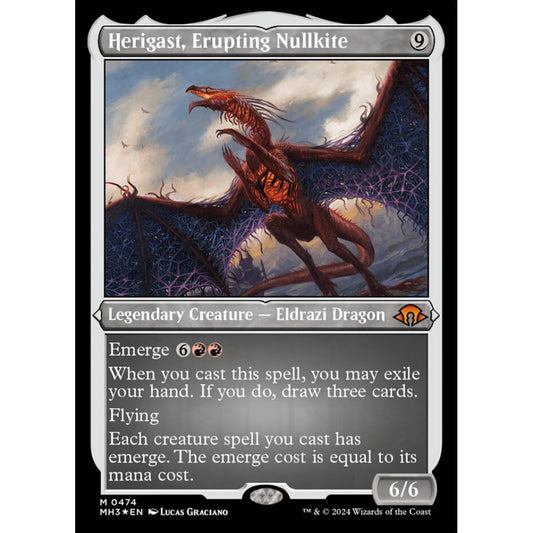 Herigast, Erupting Nullkite, 474, mythic, Magic: The Gathering, Modern Horizons 3