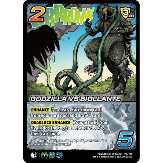 Godzilla vs Biollante GDZ01 173/186 GDZ01 Universus Godzilla: Reign of Kaiju Foundation R