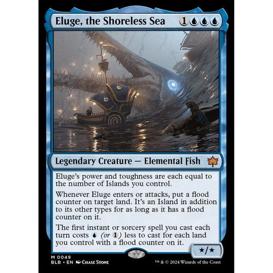 Eluge, the Shoreless Sea, 49, mythic, Magic: The Gathering, Bloomburrow