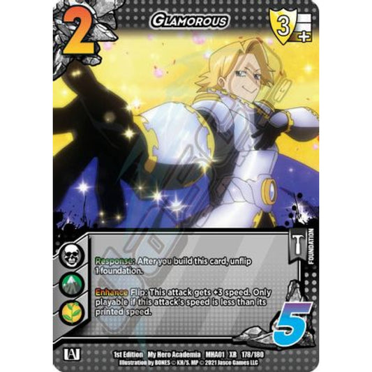 Glamorous, 178/180, XR, UniVersus, MHA01 My Hero Academia