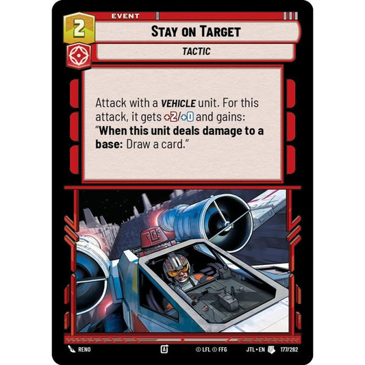 Stay on Target, U, JTL 177), Star Wars Unlimited