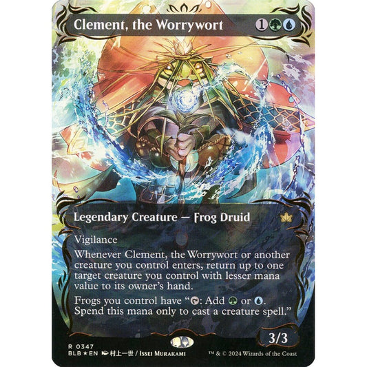 Clement, the Worrywort, 347, rare, Magic: The Gathering, Bloomburrow