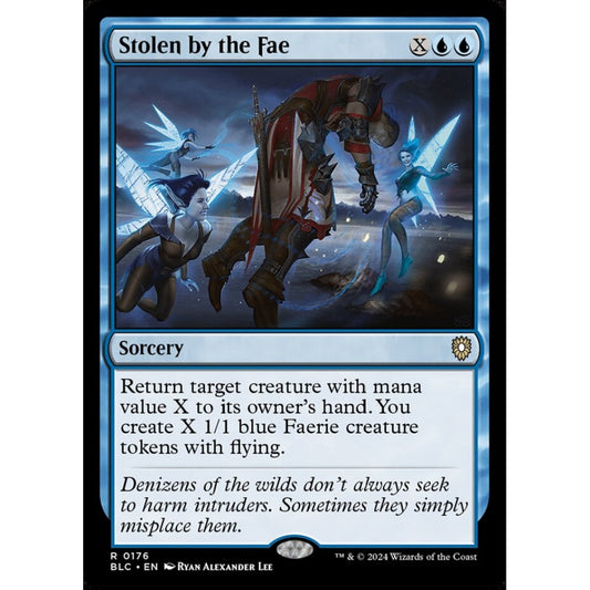 Stolen by the Fae, 176, rare, Magic: The Gathering, Bloomburrow