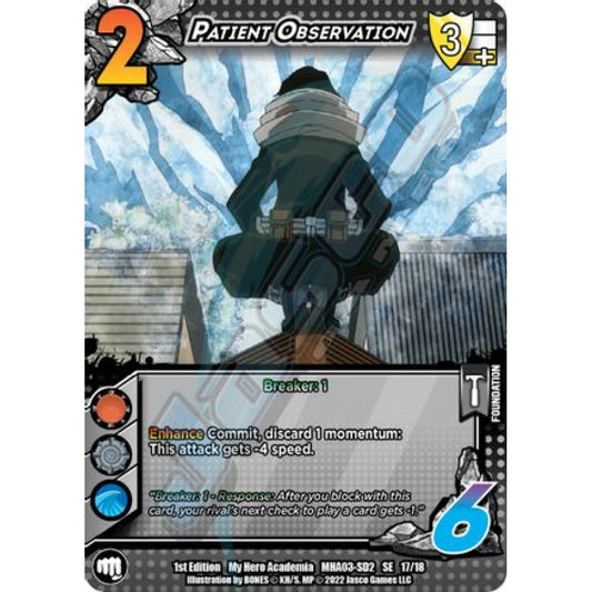 Patient Observation, 17/18, SE, UniVersus, MHA03 Heroes Clash