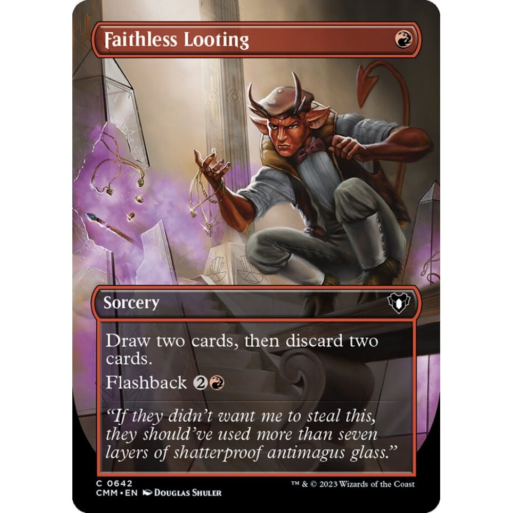 Faithless Looting common 642 Magic the Gathering Commander Masters