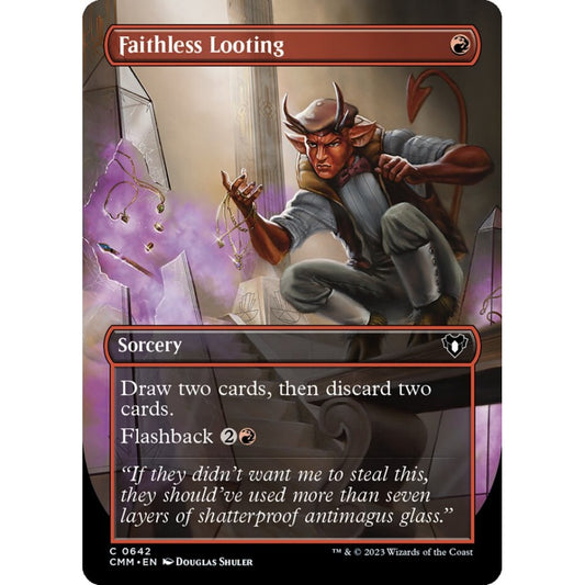 Faithless Looting common 642 Magic the Gathering Commander Masters