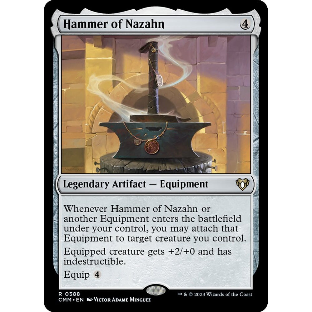 Hammer of Nazahn rare 388 Magic the Gathering Commander Masters