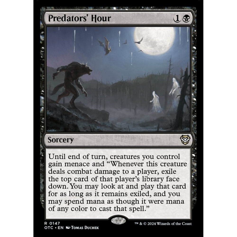 Predators' Hour, 147, rare, Magic: The Gathering, Outlaws of Thunder Junction
