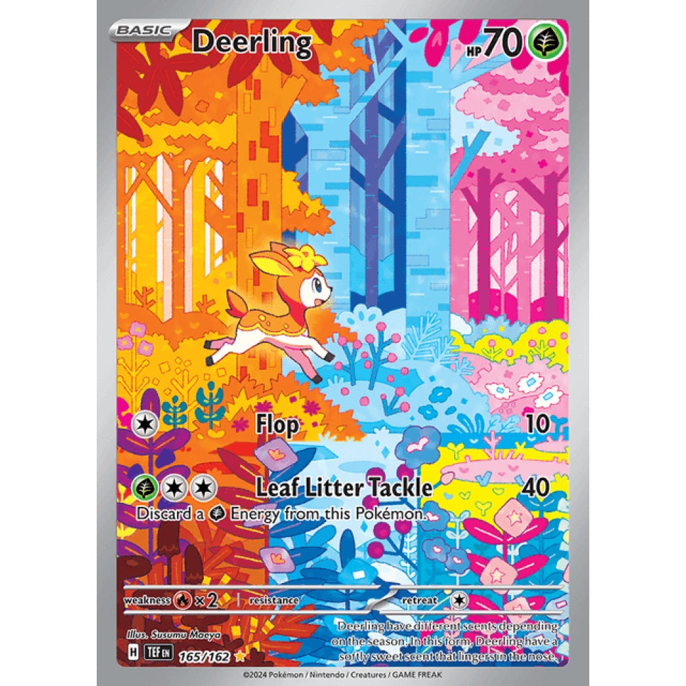 Deerling Illustration Rare 165/162 Pokemon Card Game Temporal Forces