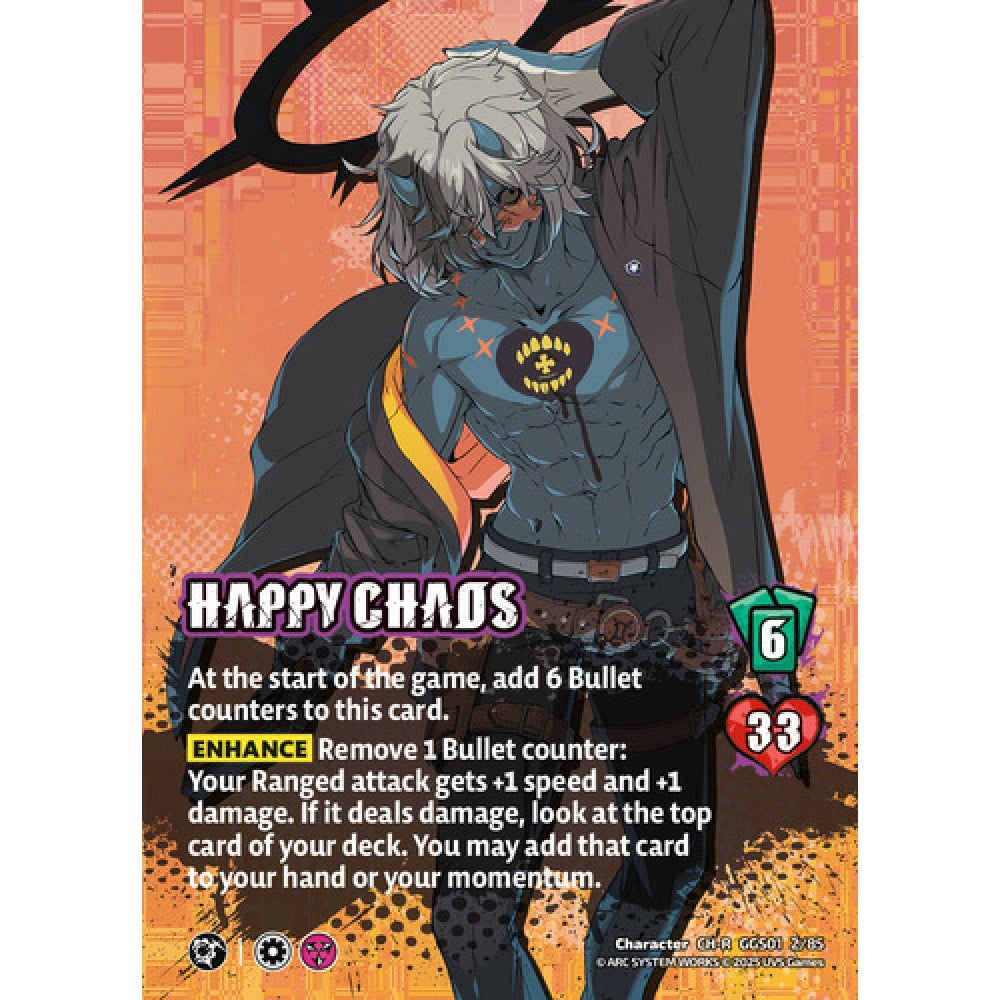 Happy Chaos 2/85 Universus Card Game Guilty Gear -Strive- CH Non-Foil