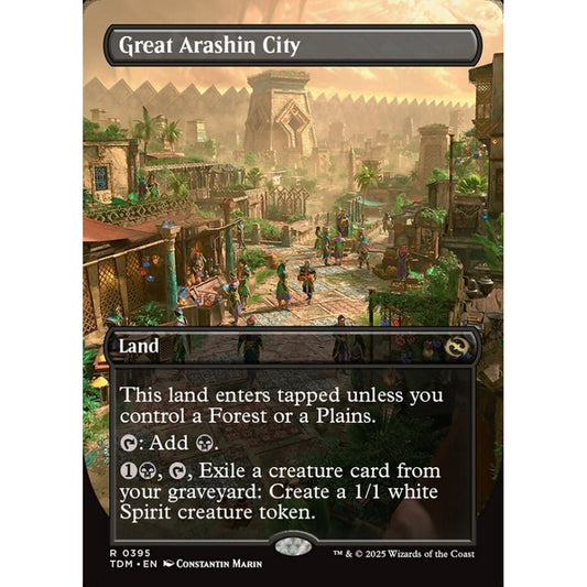 Great Arashin City rare 395 Magic the Gathering Tarkir: Dragonstorm