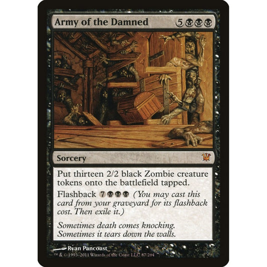 Army of the Damned mythic 87 Magic the Gathering Innistrad