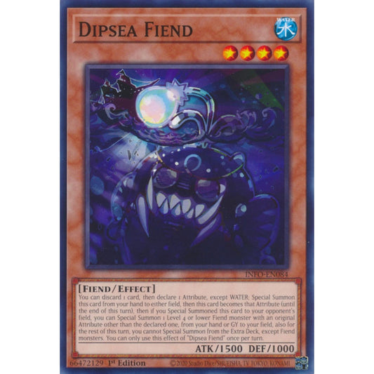 Dipsea Fiend INFO-EN084 Common Common Yu-Gi-Oh The Infinite Forbidden in Art