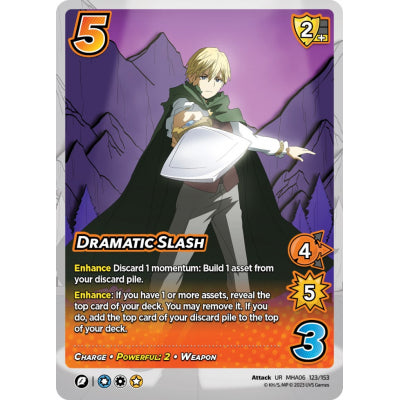 Dramatic Slash, 123/153, UR, UniVersus, MHA06 Jet Burn