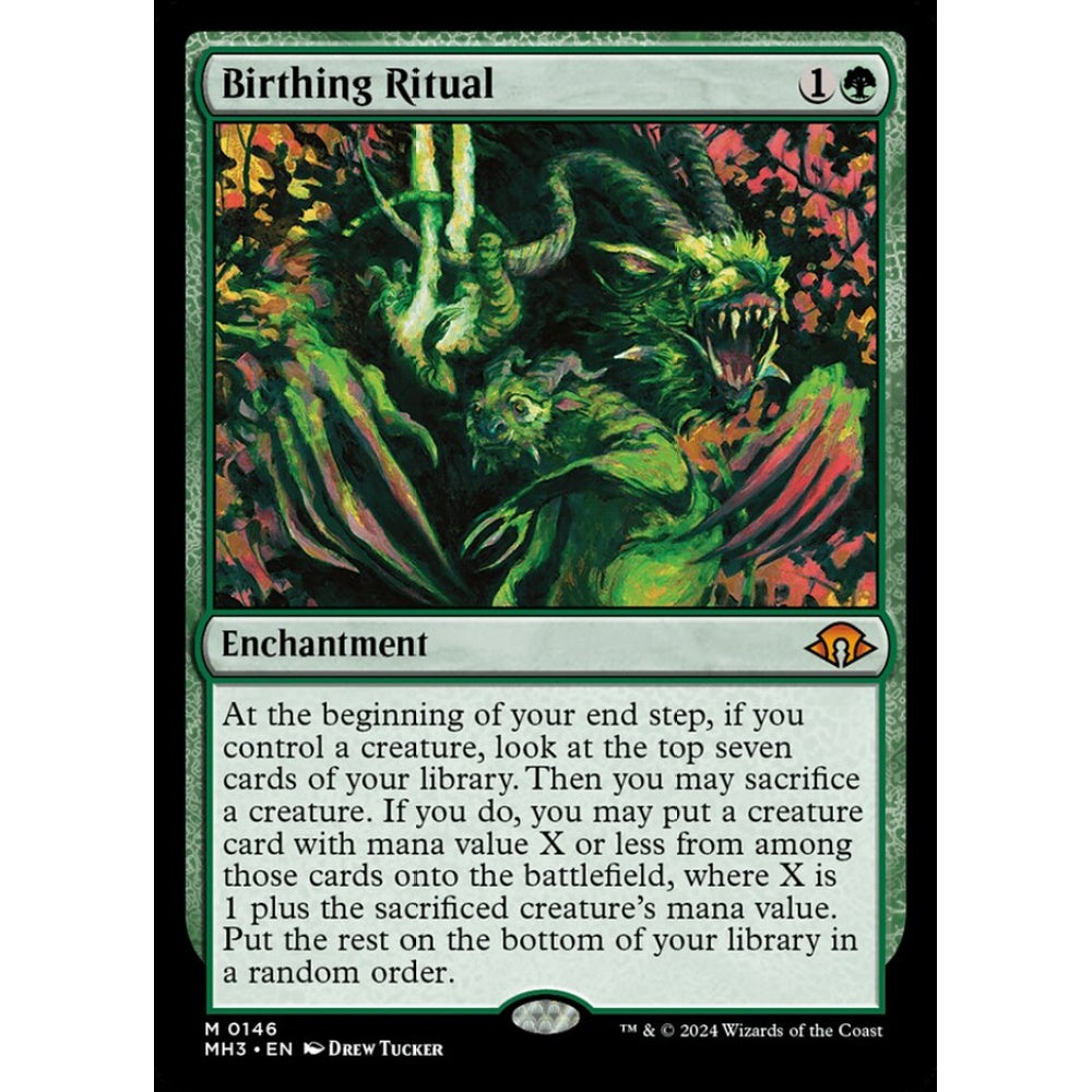 Birthing Ritual, 146, mythic, Magic: The Gathering, Modern Horizons 3