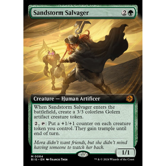 Sandstorm Salvager, 84, mythic, Magic: The Gathering, Outlaws of Thunder Junction