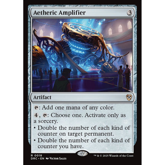 Aetheric Amplifier, 18, rare, Magic: The Gathering, Aetherdrift Commander
