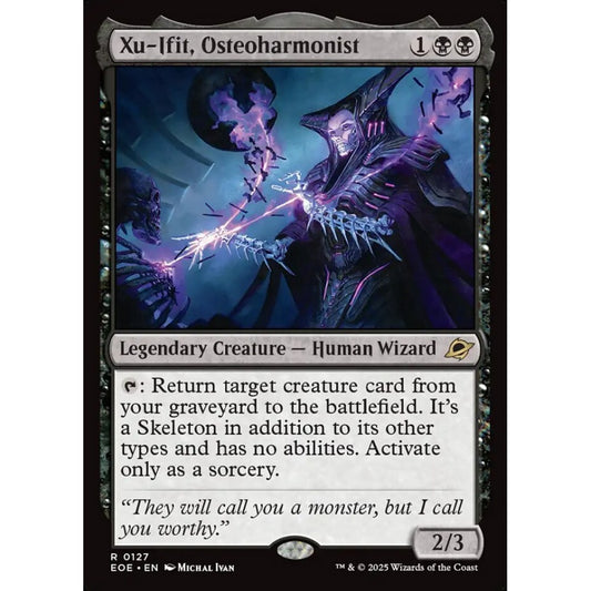 Xu-Ifit, Osteoharmonist rare 127 Magic the Gathering Edge of Eternities