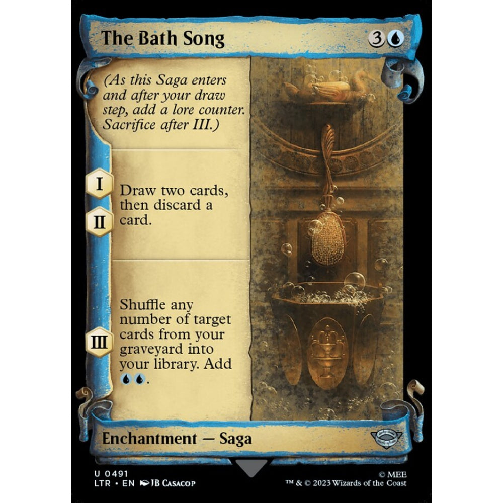 The Bath Song, uncommon, 491, Magic the Gathering, The Lord of the Rings: Tales of Middle-earth