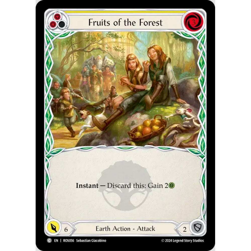 Fruits of the Forest, Yellow), Common, Flesh and Blood, Rosetta