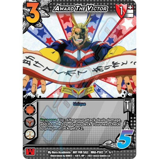 Award the Victor, 6/7, MHA-PS01, Universus, MHA Promos, nan