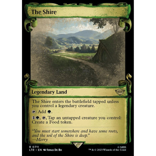 The Shire, rare, 711, Magic the Gathering, The Lord of the Rings: Tales of Middle-earth