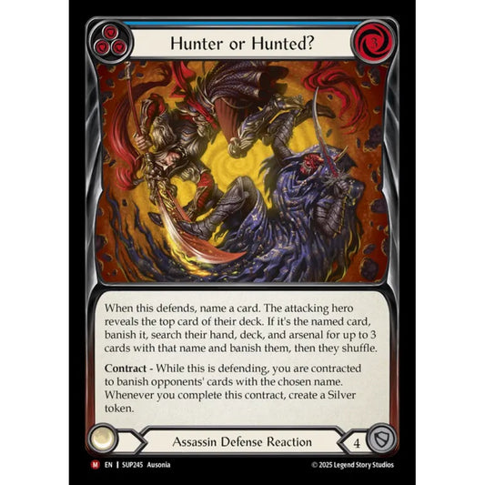 Hunter or Hunted? SUP245 Majestic Flesh & Blood Trading Card Game Super Slam in Regular Art