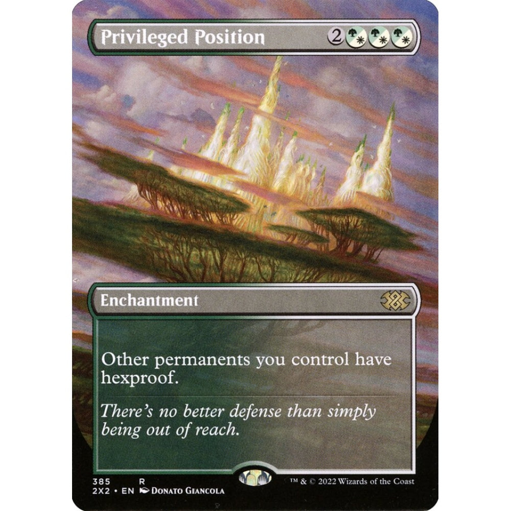 Privileged Position rare 385 Magic the Gathering Double Masters 2022