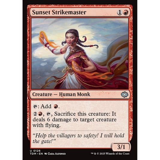 Sunset Strikemaster uncommon 126 Magic the Gathering Tarkir: Dragonstorm