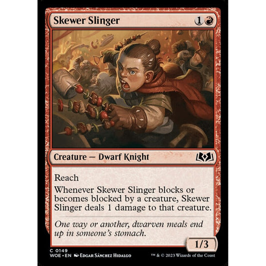 Skewer Slinger, common, 149, Magic the Gathering, Wilds of Eldraine