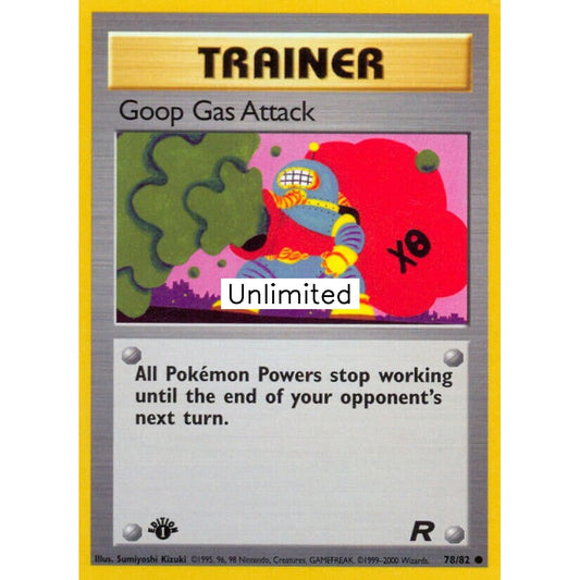 Goop Gas Attack Common 78/82 Pokemon Card Game Team Rocket