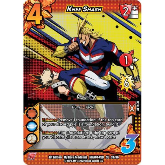 Knee Smash, 24/36, SE, UniVersus, MHA04 League of Villains
