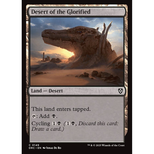Desert of the Glorified, 149, common, Magic: The Gathering, Aetherdrift Commander