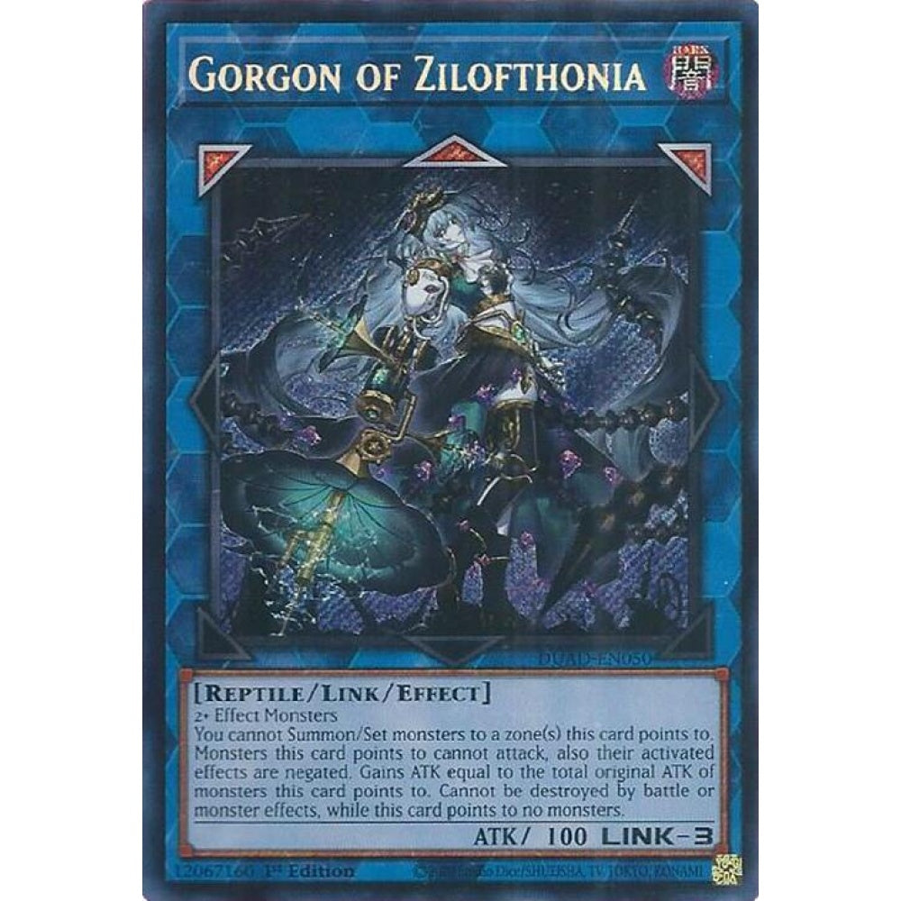 Gorgon of Zilofthonia DUAD-EN050 Secret Yu-Gi-Oh Duelist's Advance