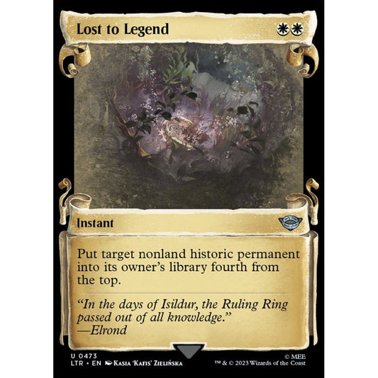 Lost to Legend, uncommon, 473, Magic the Gathering, The Lord of the Rings: Tales of Middle-earth