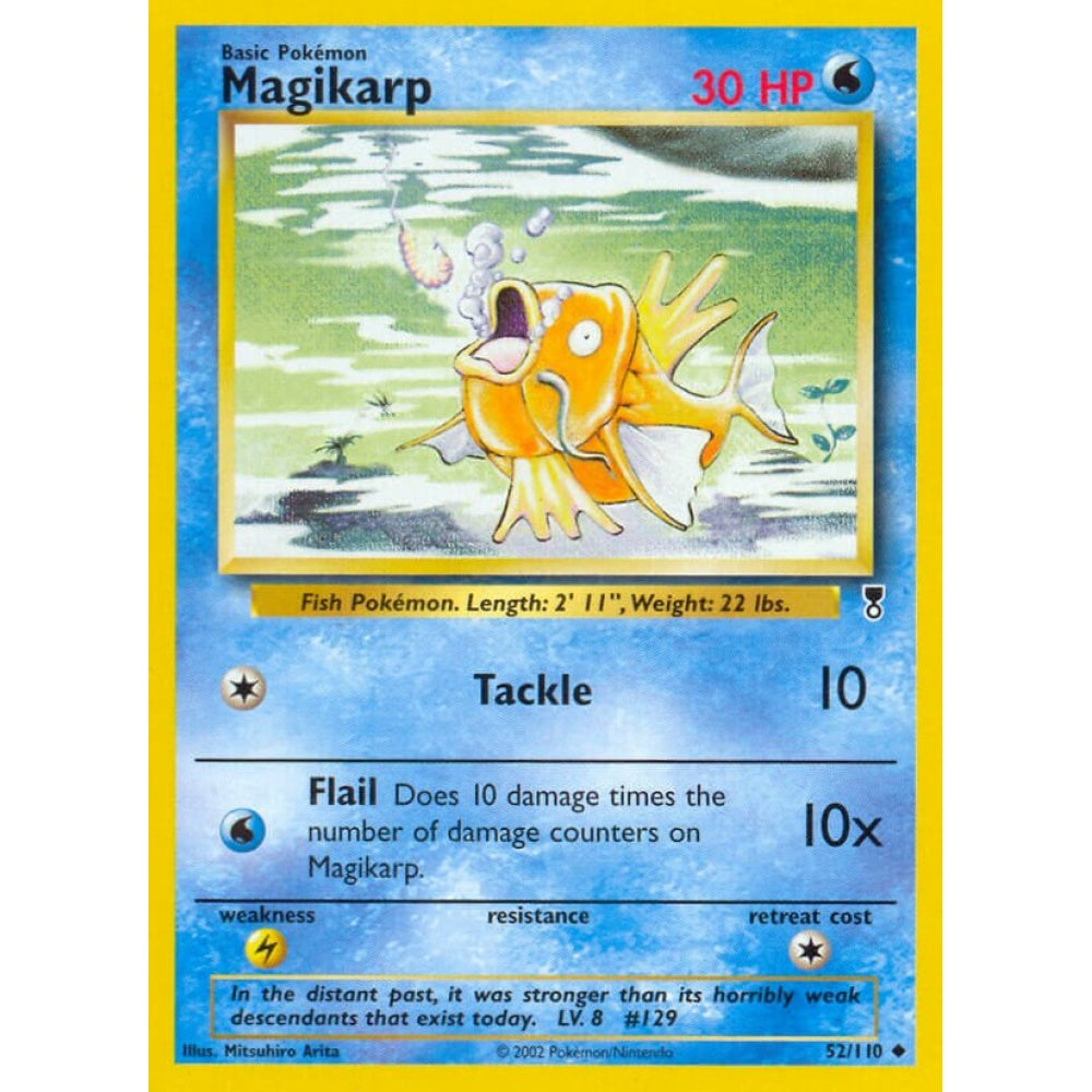 Magikarp Uncommon 52/110 Pokemon Card Game Legendary Collection