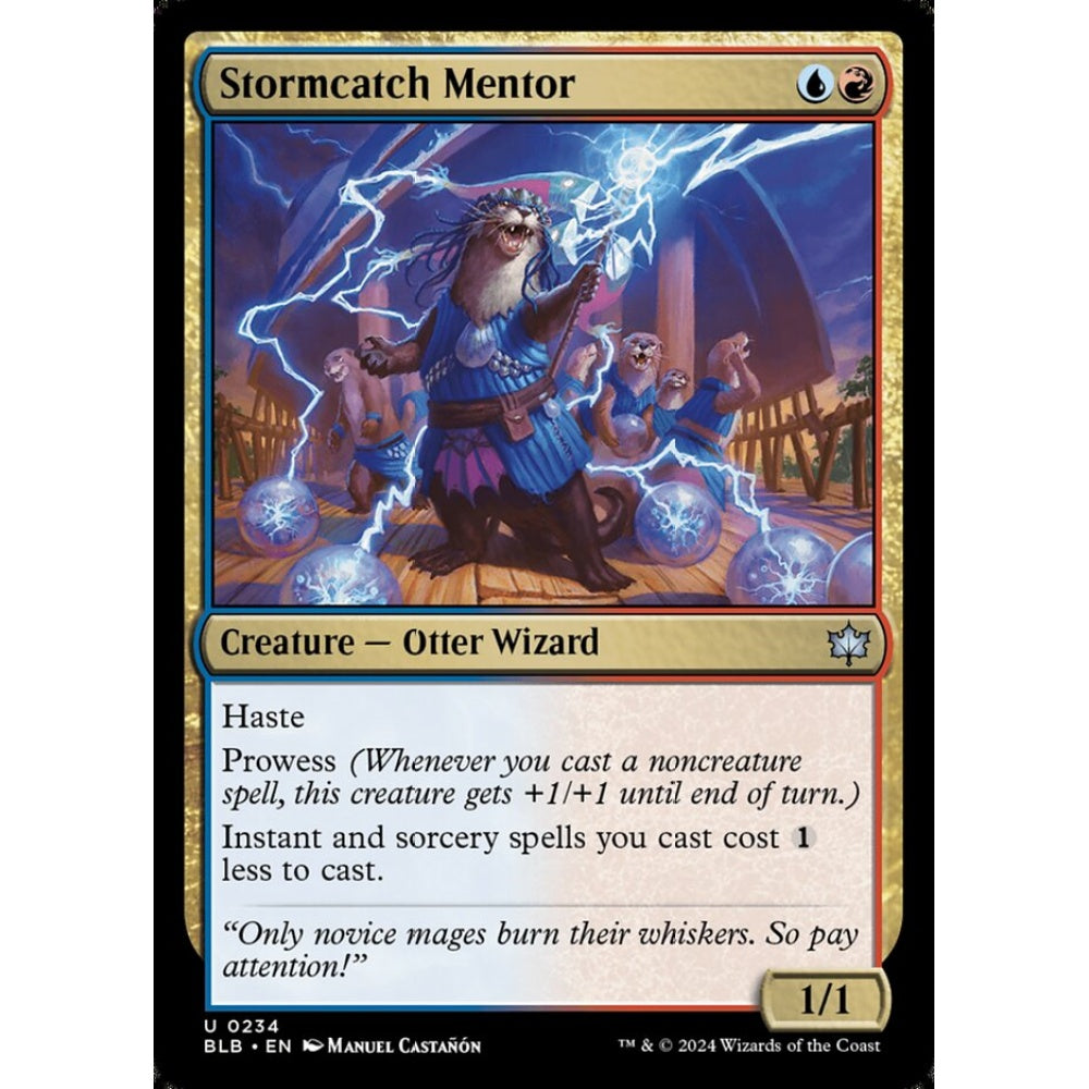 Stormcatch Mentor, 234, uncommon, Magic: The Gathering, Bloomburrow