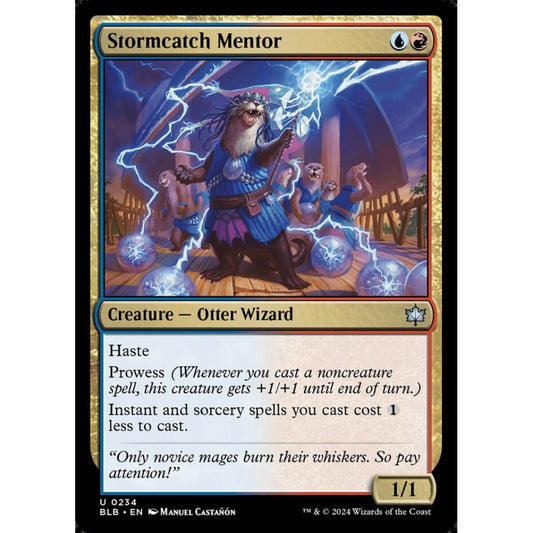 Stormcatch Mentor, 234, uncommon, Magic: The Gathering, Bloomburrow