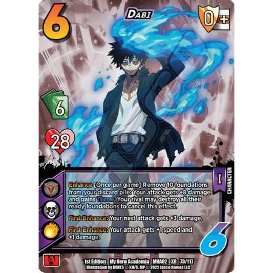 Dabi, 73/117, XR, UniVersus, MHA02 Crimson Rampage
